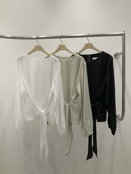 kaye tie blouse