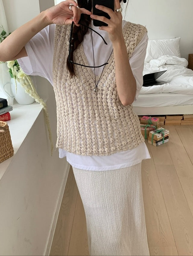 solene knit vest