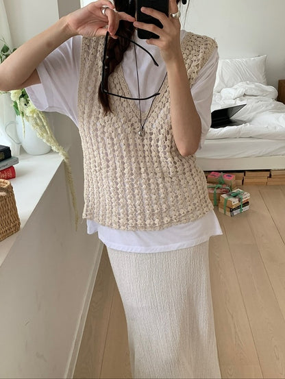 solene knit vest