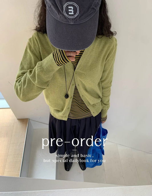 matcha cardigan (pre-order)