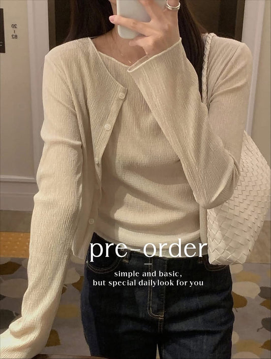 taila cardigan set  (pre-order)