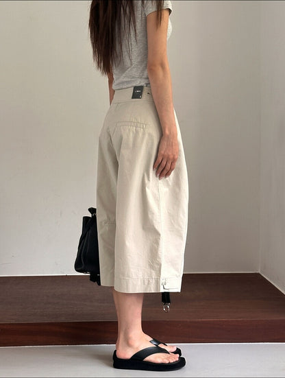 snap bermuda pants (pre-order)