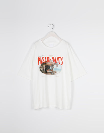 pasadena oversized tee