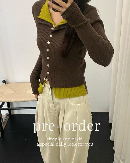 roem layered cardigan (pre-order)