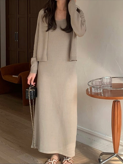 remi knit  cardigan set