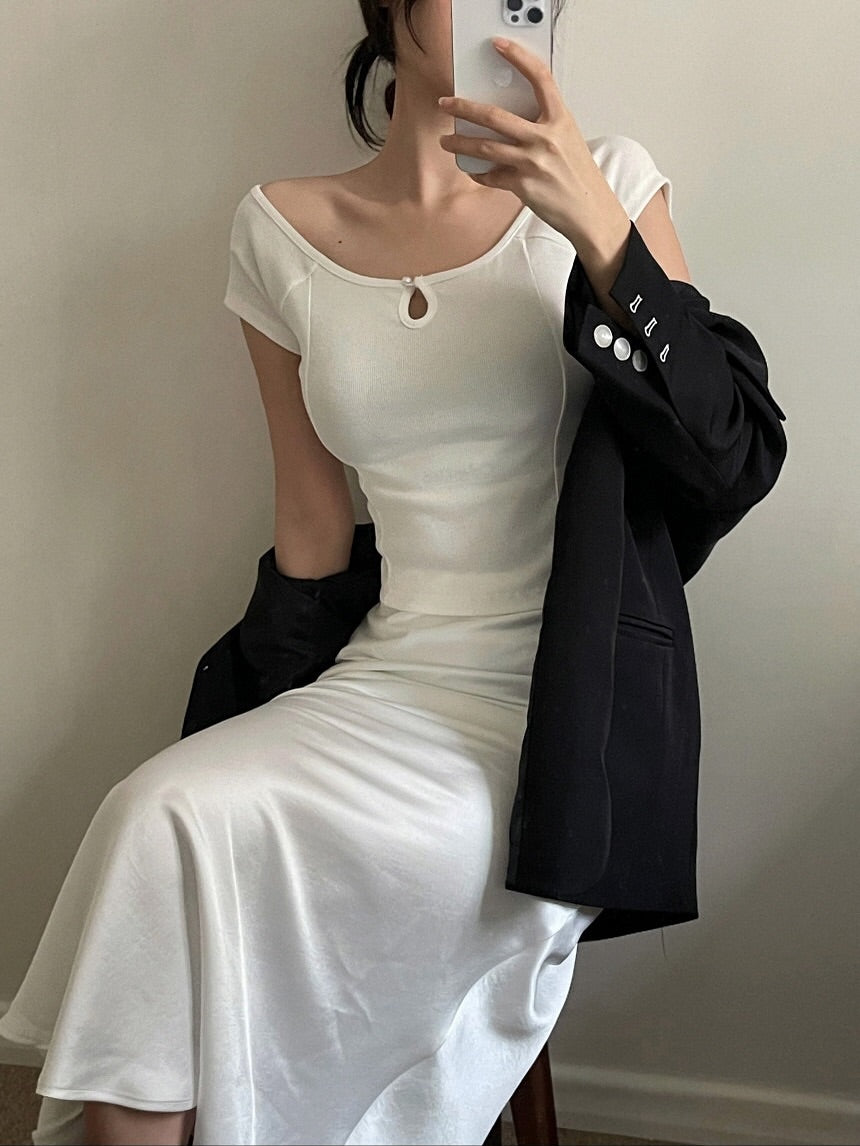 rene pearl button tee