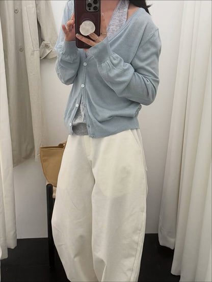 lora halter cardigan