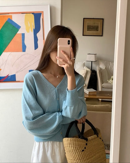 linen wholegarment cardigan (pre-order)