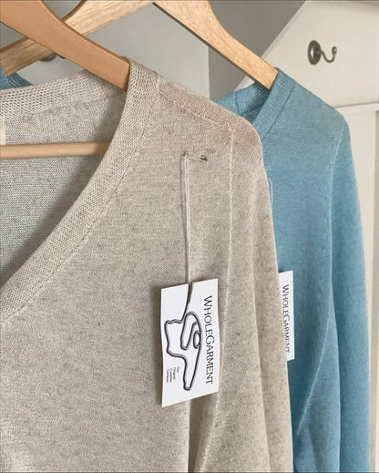 linen wholegarment cardigan (pre-order)