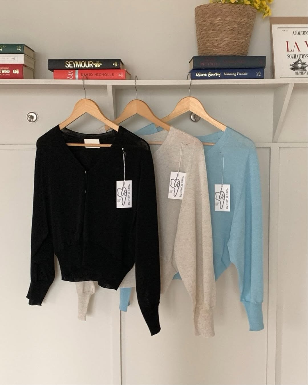 linen wholegarment cardigan (pre-order)