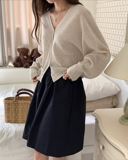 linen wholegarment cardigan (pre-order)