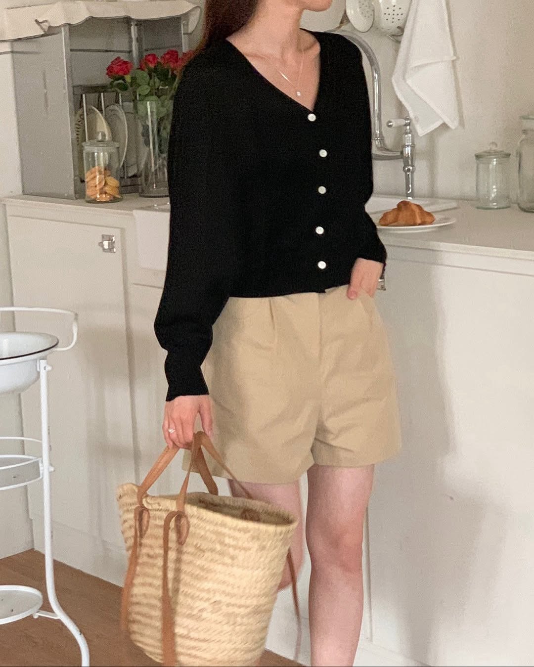 linen wholegarment cardigan (pre-order)