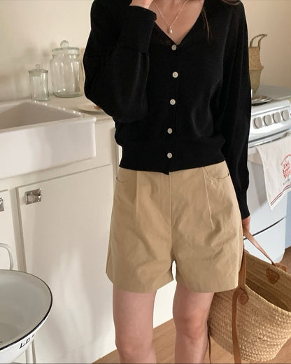 linen wholegarment cardigan (pre-order)