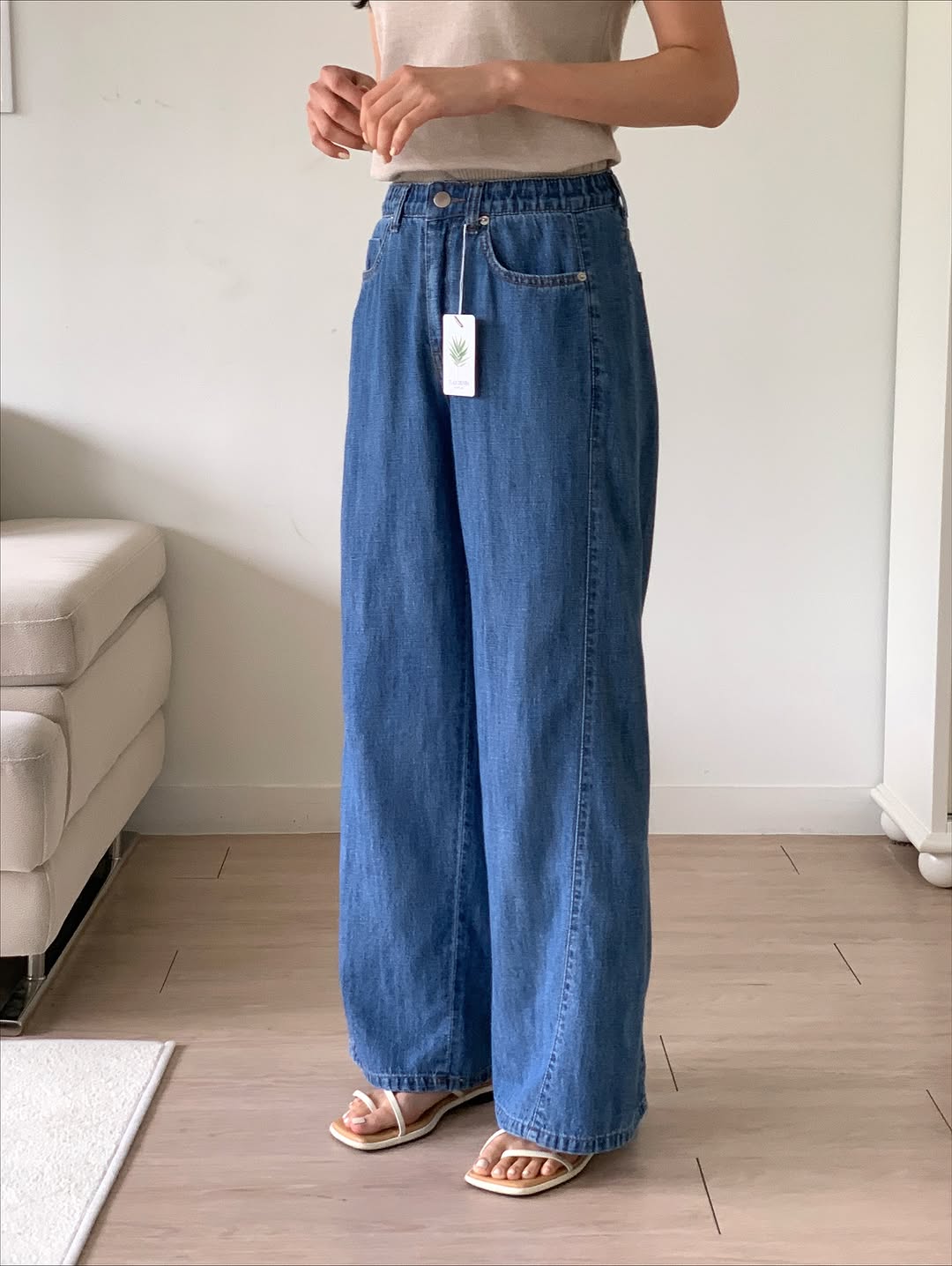 libre linen banding pants