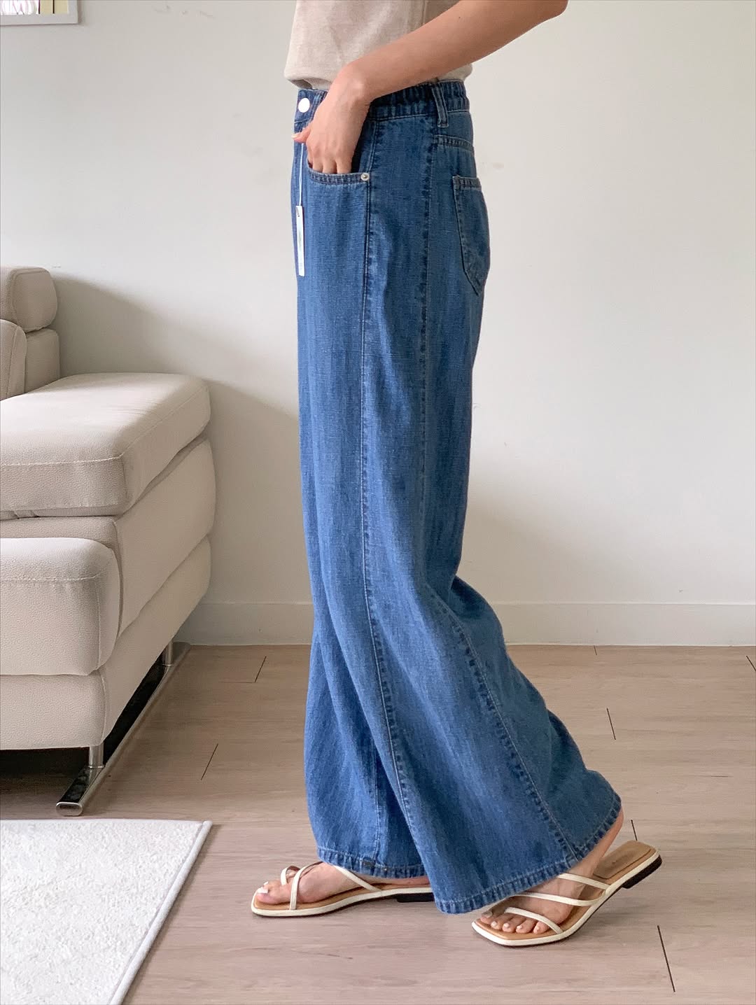 libre linen banding pants