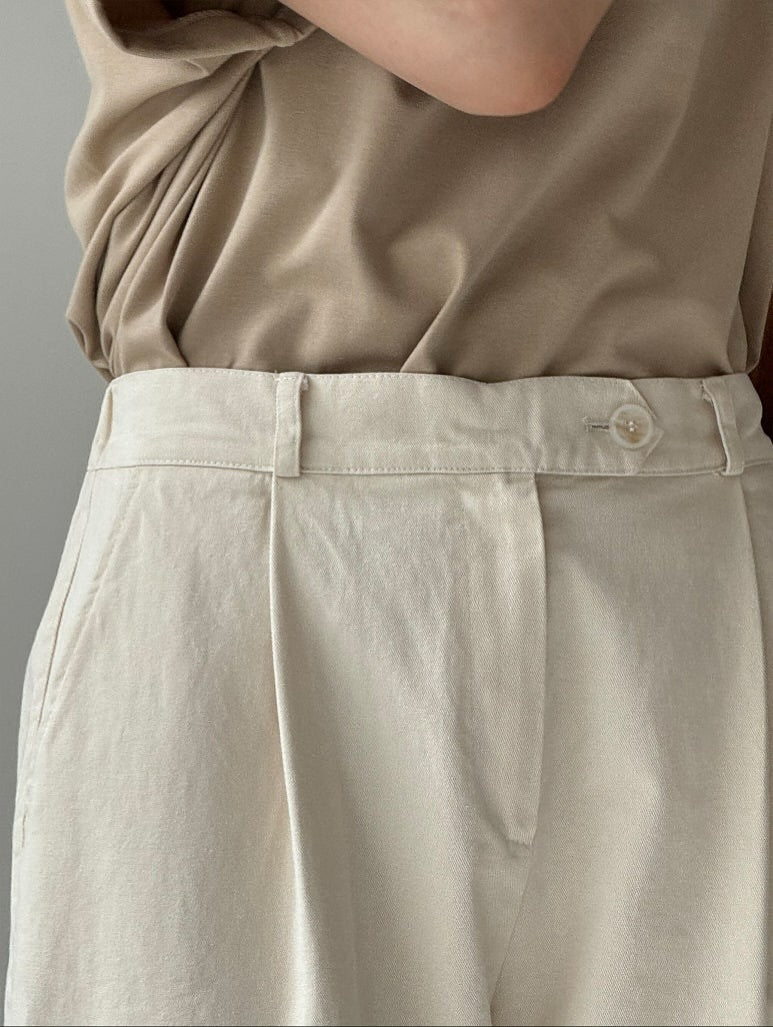 aurie cotton banding pants