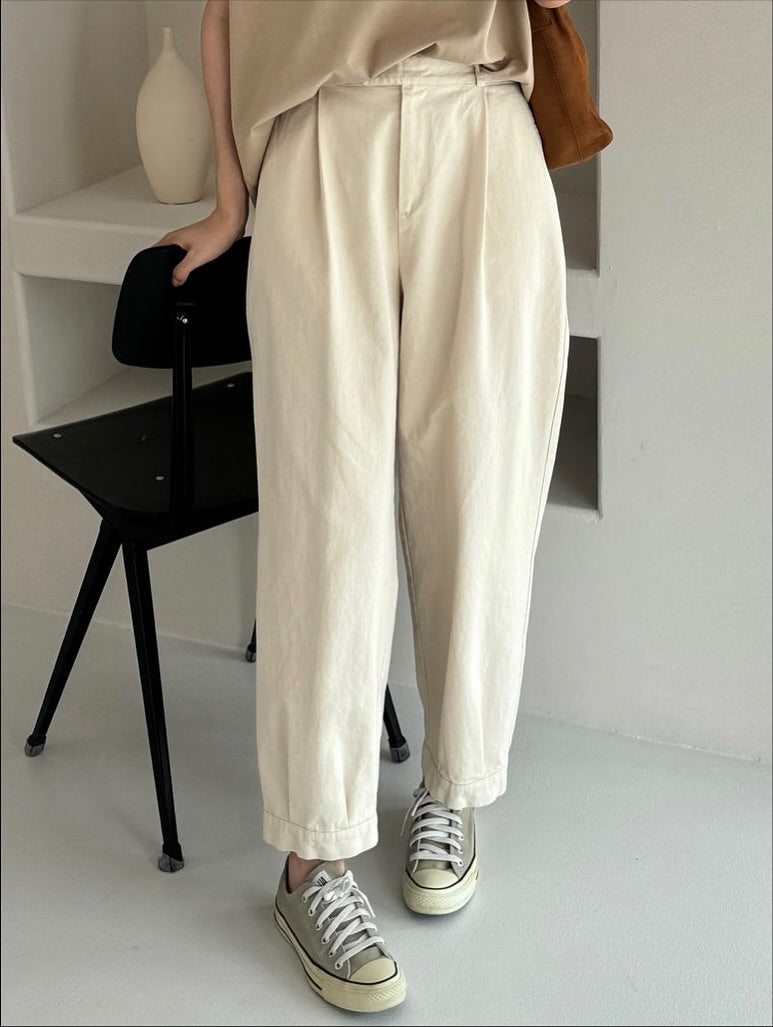 aurie cotton banding pants