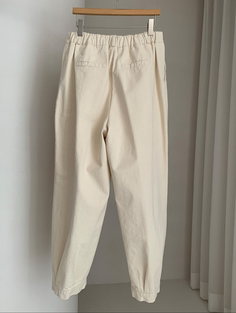 aurie cotton banding pants