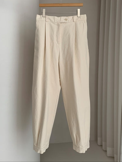 aurie cotton banding pants