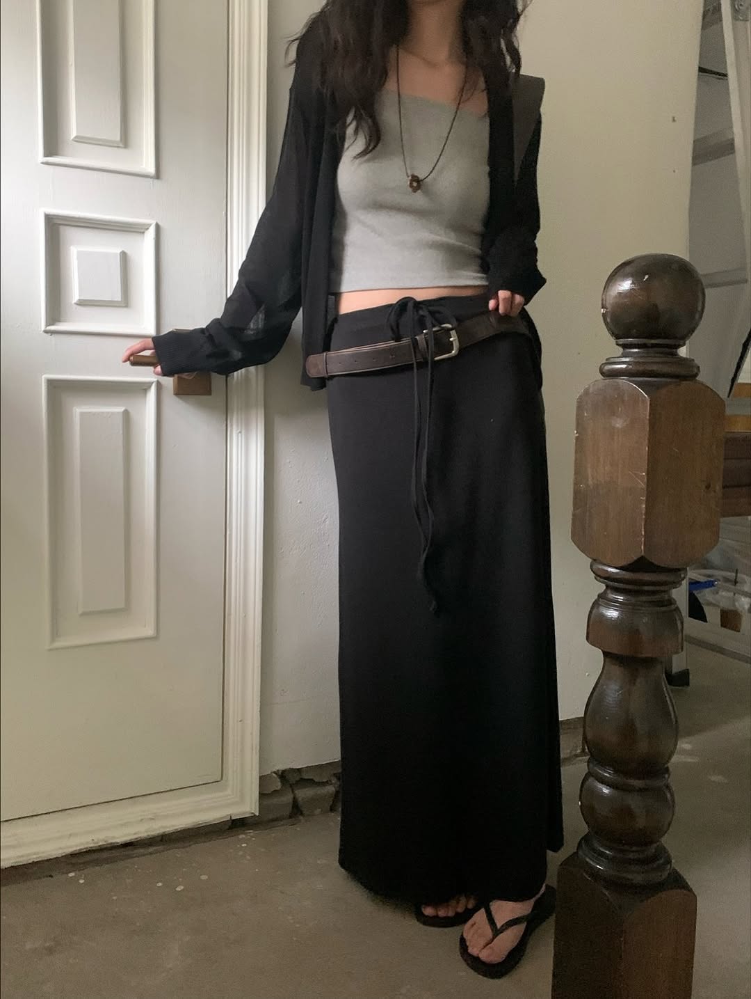 hailey long skirt