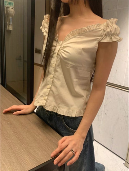 jiny frill blouse