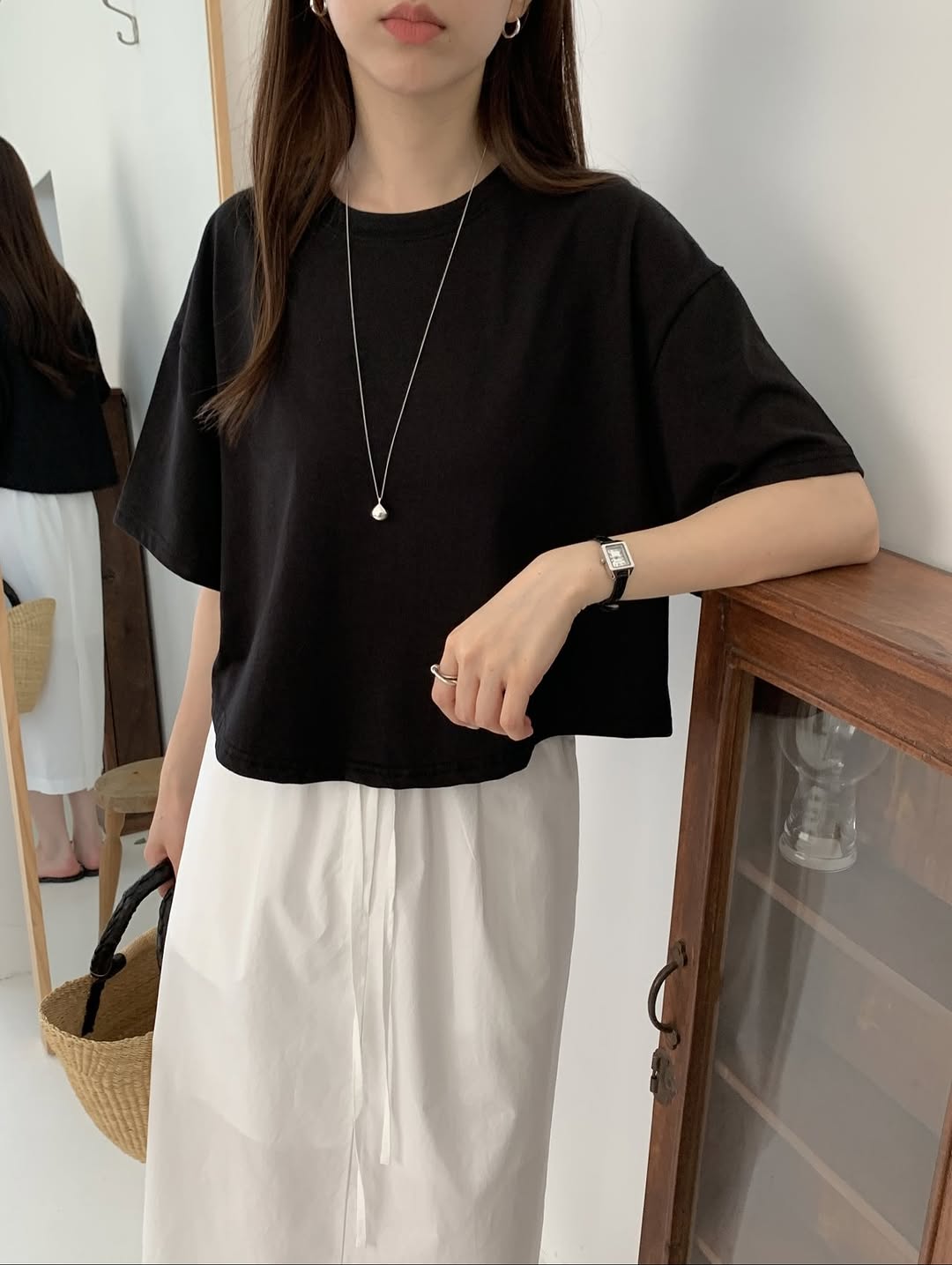 bio wahsed cotton tee