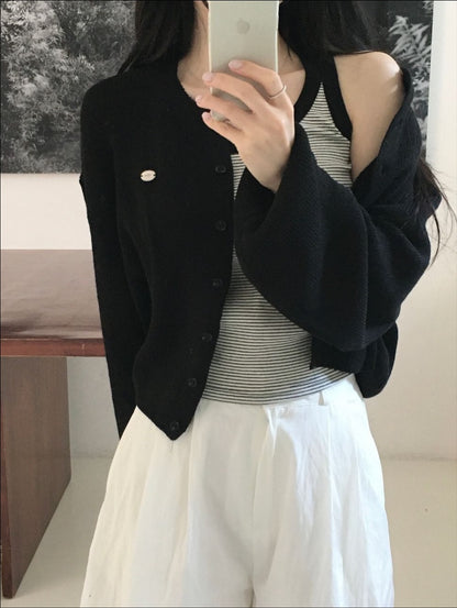 brook linen cardigan