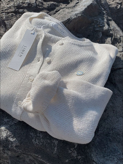 brook linen cardigan