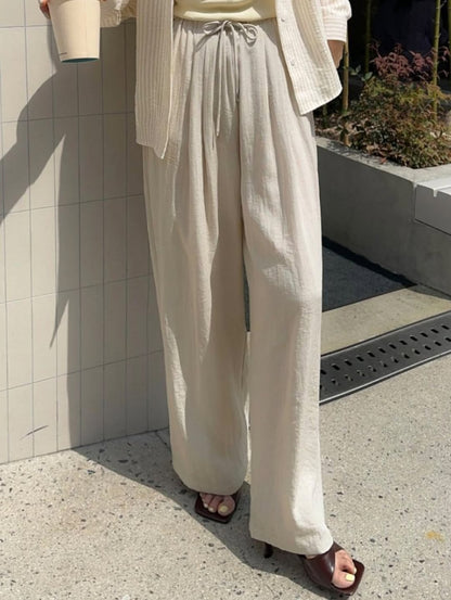 linen butter pants