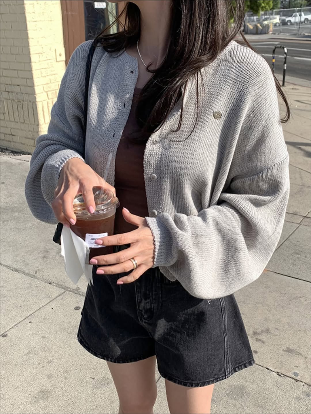 brook linen cardigan