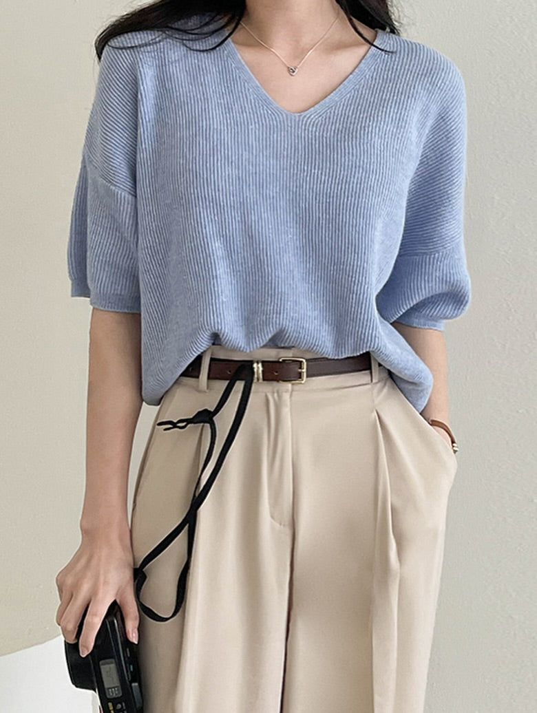 merie linen knit