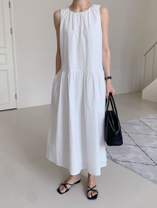 maison striped dress