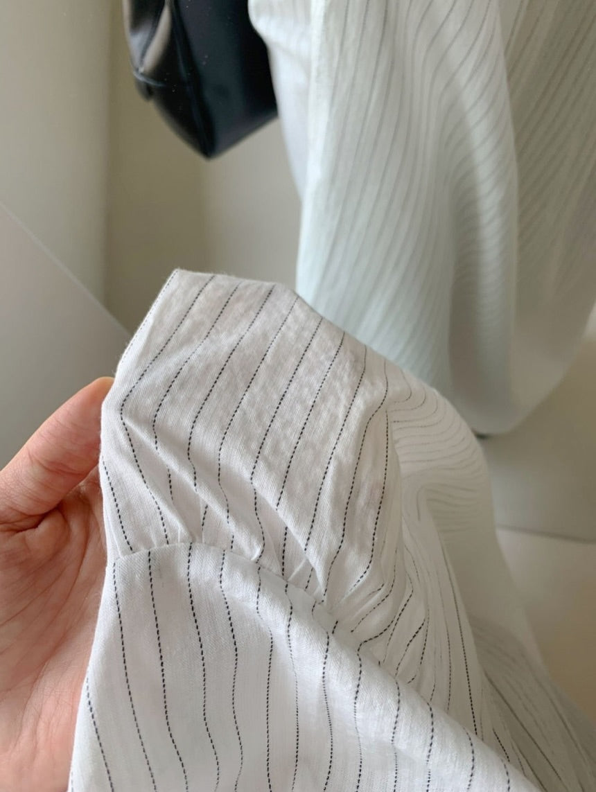 maison striped dress