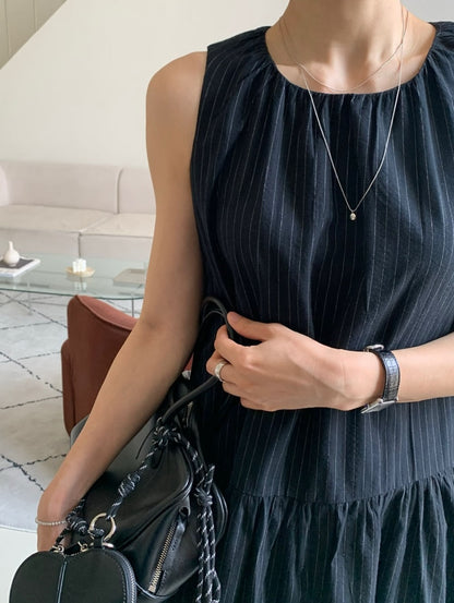 maison striped dress