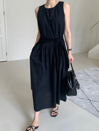 maison striped dress