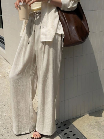 linen butter pants