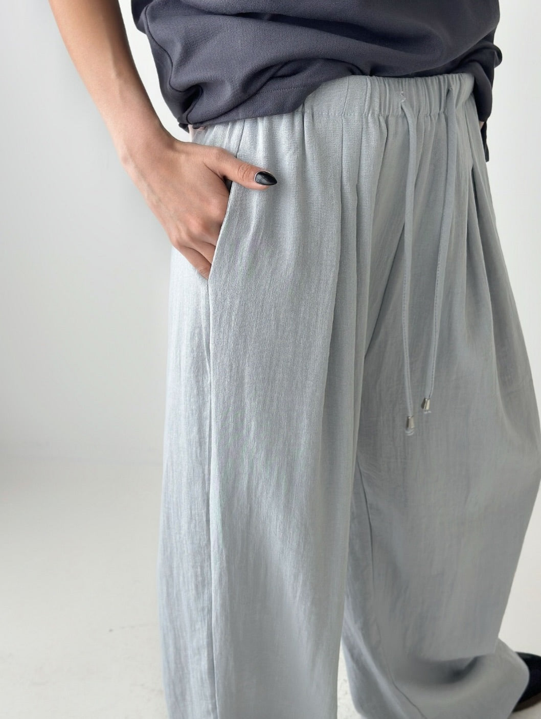 linen butter pants