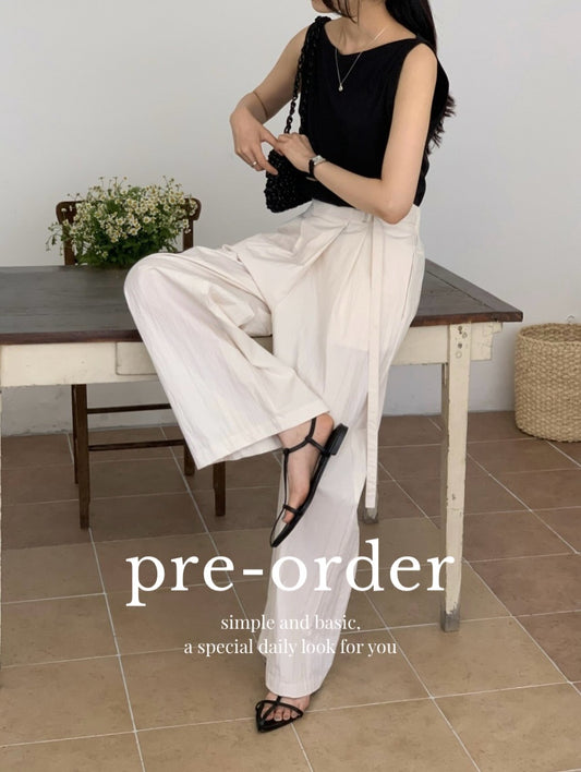 pome belt slacks (pre-order)