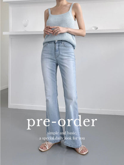 reni boot-cut pants (pre-order)