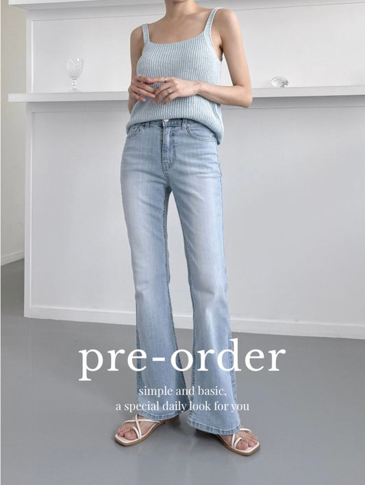 reni boot-cut pants (pre-order)