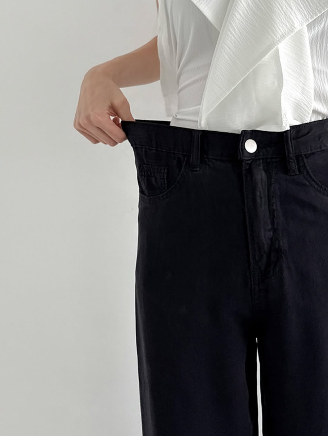 tencel soft denim pants