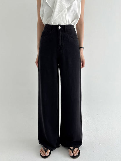 tencel soft denim pants