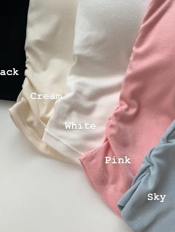 soft shirring bra top (pre-order)