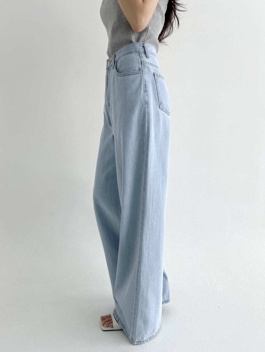 flow soft denim pants (pre-order)