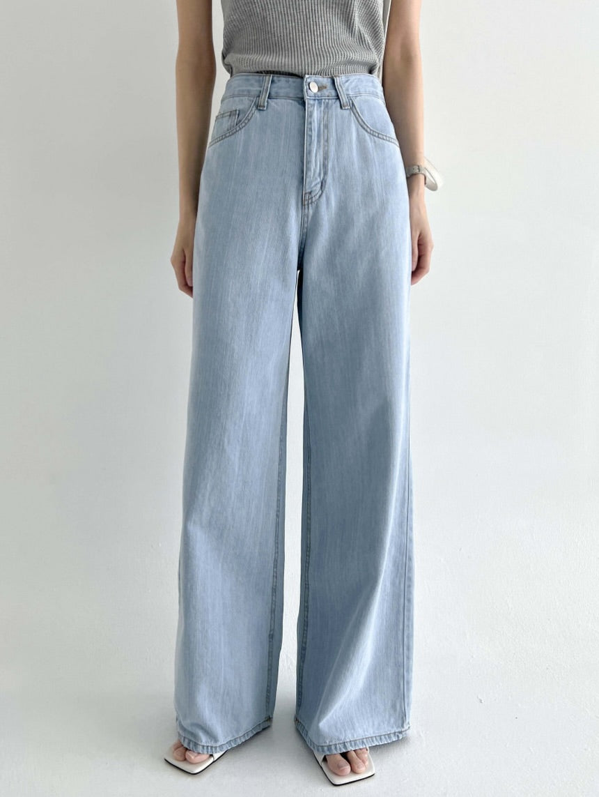 flow soft denim pants (pre-order)