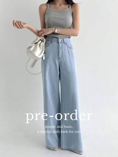 flow soft denim pants (pre-order)