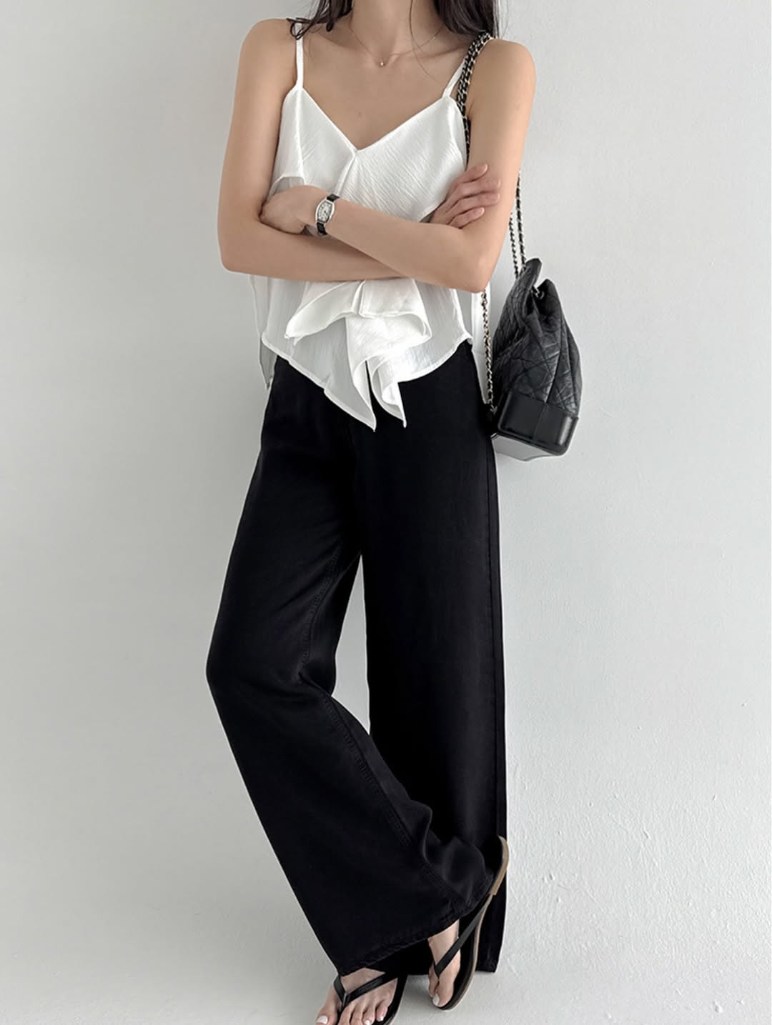 tencel soft denim pants