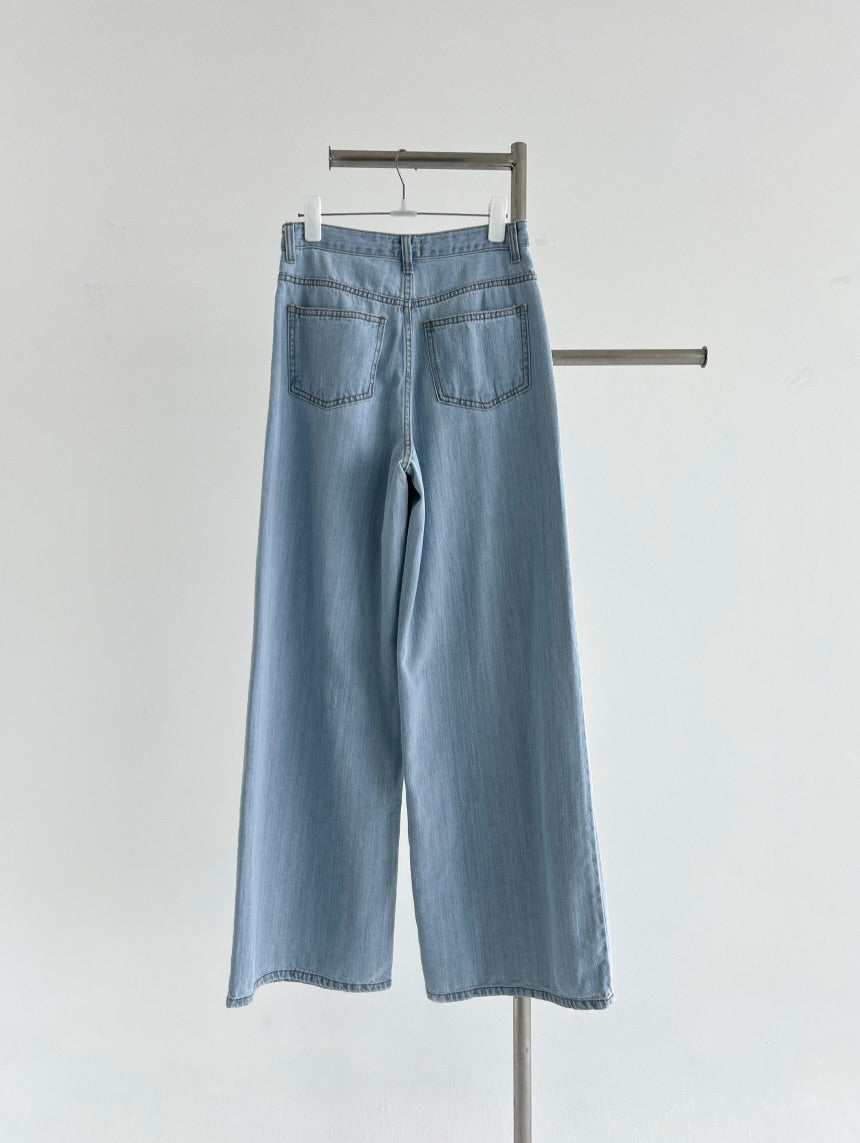 flow soft denim pants (pre-order)