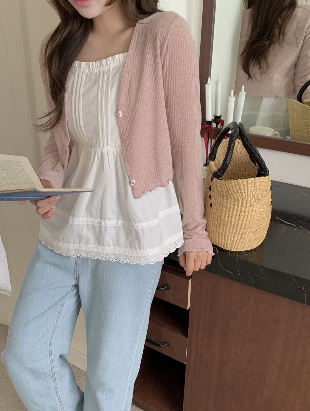 aura linen cardigan (pre-order)
