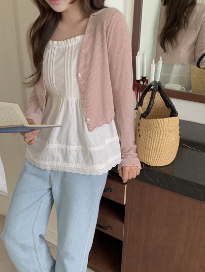 aura linen cardigan (pre-order)